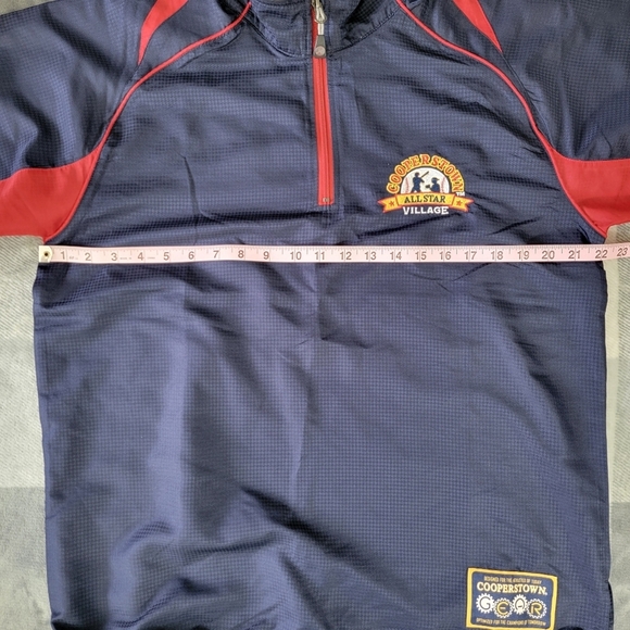 Anaconda Sports Cooperstown All Star Village Baseball Blue Short Sleeve Shirt S - Picture 8 of 9